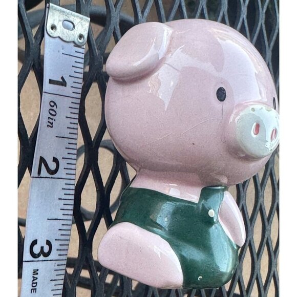 Set of 2 VINTAGE Alligator and Pink Pig Ceramic Collectible Figurines (READ) - Picture 12 of 15